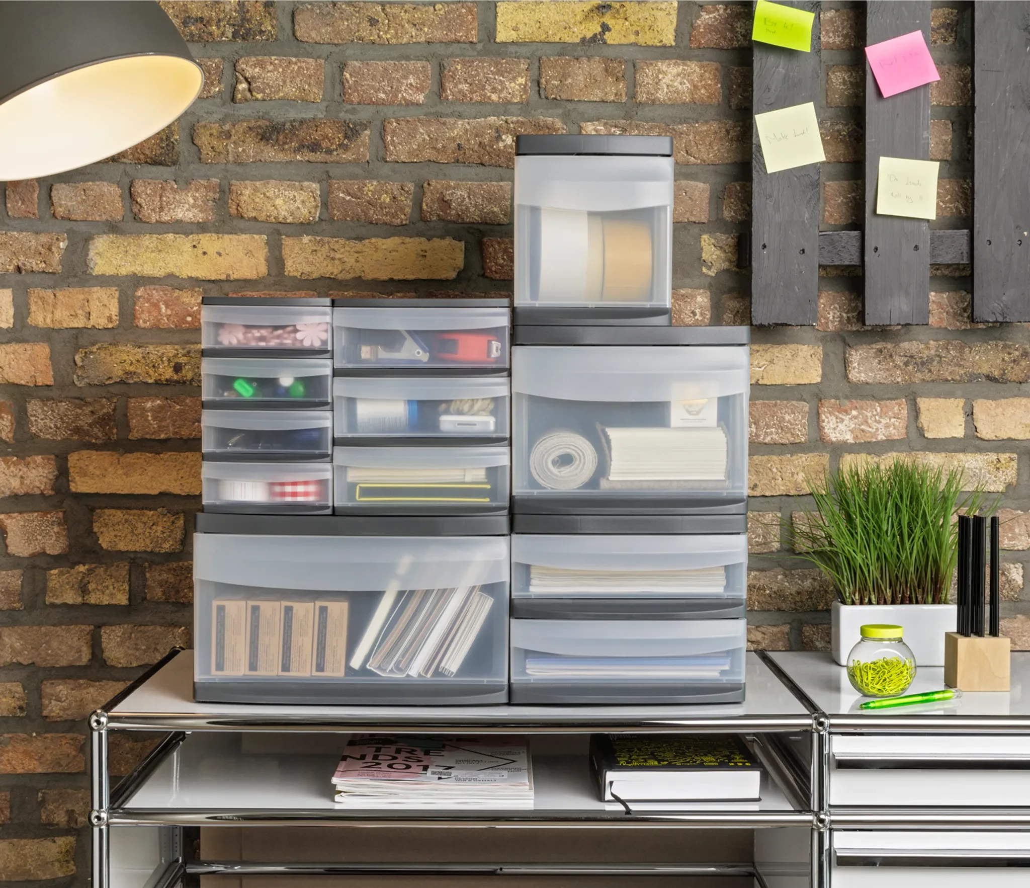 Schubladenbox „SYSTEMIX Tower XS“ – Organizer mit 4 Schubladen